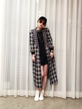 「G.V.G.V.（ジーヴィージーヴィー）のアイテム（その他アウター）」を使った、ga625さん（レディース・161cm）の秋コーディネート