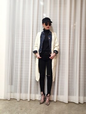 「DURAS（デュラス）のアイテム（アクセサリー）」を使った、ga625さん（レディース・161cm）の秋コーディネート