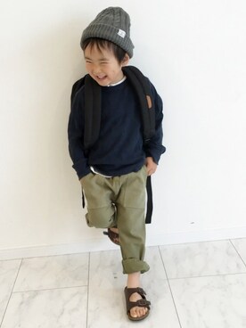 moa&ashuさん（キッズ・110cm）の春コーディネート