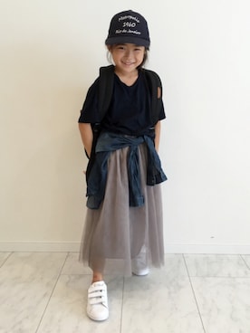 moa&ashuさん（キッズ・120cm）の夏コーディネート
