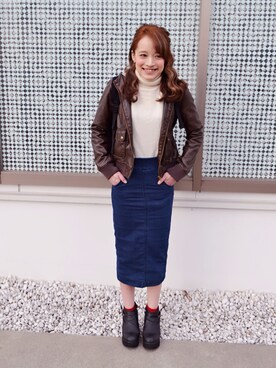 PaPaDoo_matsumotoさん（レディース・153cm）の冬コーディネート