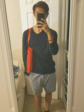 「shorts」｜「アイテム（アクセサリー）」を使った、TLさん（メンズ・175cm）の秋コーディネート