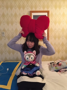 「TDL」｜「アイテム（ワンピース/ドレス）」を使った、あさちん！さん（レディース・145cm）の冬コーディネート