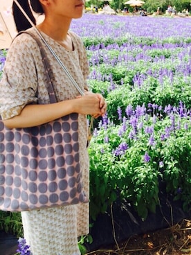 「mintdesigns（ミントデザインズ）のアイテム（バッグ）」を使った、batako＊さん（レディース・153cm）の夏コーディネート