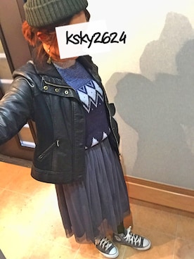 ksky2624さん（レディース・156cm）の冬コーディネート