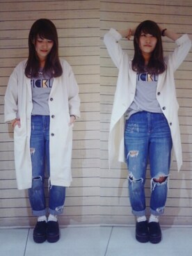 ものさん(レディース・156cm)の冬コーディネート