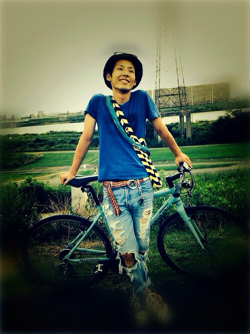 ゆじん デニムパンツを使ったコーディネート Wear