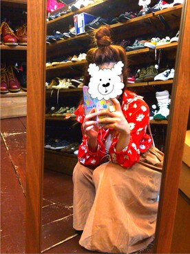 「Dip Drops（Dip Drops）のアイテム」を使った、えりか✴︎°♪さん（レディース・147cm）の秋コーディネート