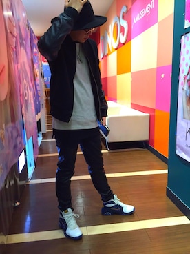 「モードストリート」｜「アイテム（スタジャン）」を使った、ダンスまーんさん（メンズ・175cm）の春コーディネート