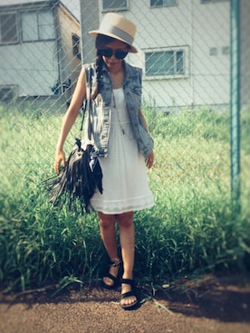 HAL さん（レディース・155cm）の夏コーディネート