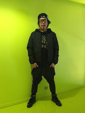 「STYLE」｜「アイテム（ナイロンジャケット）」を使った、kAzuKiさん（メンズ・169cm）の秋コーディネート