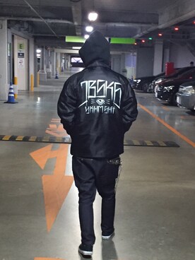 「STYLE」｜「アイテム（ナイロンジャケット）」を使った、kAzuKiさん（メンズ・169cm）の冬コーディネート