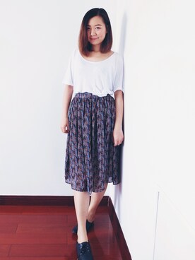「アイテム（ブーティ）」を使った、Antic Gaoさん（レディース・168cm・20代）の春コーディネート