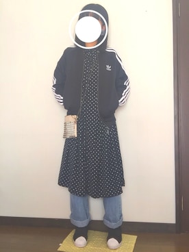 「アイテム（ジャージ）」を使った、nanaさん（レディース・158cm・10代）の秋コーディネート
