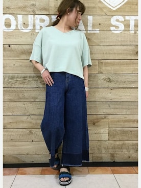 JOURNAL STANDARD Lady's 名古屋店 スタッフCさん（レディース・162cm）の夏コーディネート