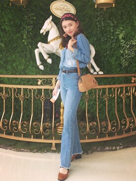 川岛梨子さんのコーディネート