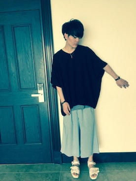 牧場主さん(メンズ・185cm)の春コーディネート