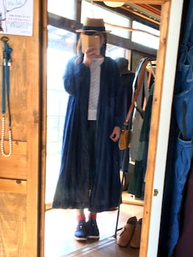 「アイテム（シャツワンピース）」を使った、konamiさん（レディース・164cm・20代）の春コーディネート