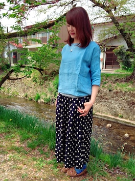 「soi-e（ソワ）のアイテム」を使った、konamiさん（レディース・164cm）の春コーディネート