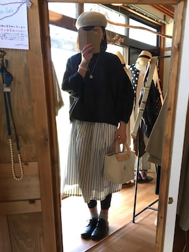 「CLEDRAN（クレドラン）のアイテム（その他シューズ）」を使った、konamiさん（レディース・164cm）の夏コーディネート