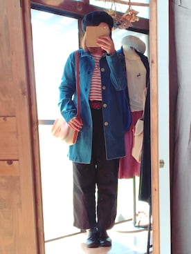 「CLEDRAN（クレドラン）のアイテム（その他シューズ）」を使った、konamiさん（レディース・164cm）の秋コーディネート
