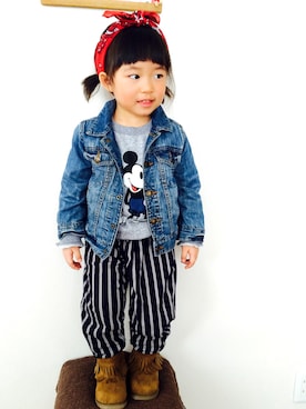 「おかあさんといっしょ」｜m.yさん（キッズ・90cm）の春コーディネート