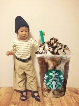 「フラペチーノ」｜m.yさん（キッズ・100cm）の夏コーディネート