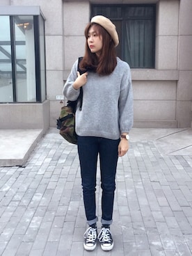 wei☆chanさん（レディース・166cm）の冬コーディネート