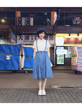 「Mong Kok」｜LamPKさん（レディース・164cm）の夏コーディネート