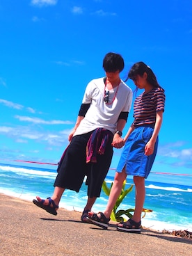 「hawaii」｜「アイテム（その他）」を使った、伊藤 勇人さん（メンズ・183cm）の冬コーディネート