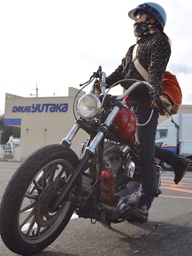 「バイク女子」｜yuiさん（レディース・158cm）の冬コーディネート