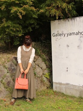 「STUDY（スタディー）のアイテム」を使った、yuiさん（レディース・158cm）の秋コーディネート