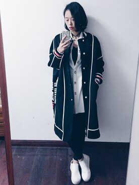 「LLのアイテム（その他、その他）」を使った、LenaLoさん（レディース・165cm）の冬コーディネート
