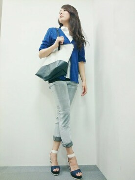 Mizutaniさん（レディース・167cm）の夏コーディネート