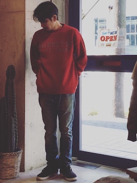 「BEN DAVIS/PROJECT LINE（ベンデイビスプロジェクトライン）のアイテム」を使った、BENCH AT THE GREENEさん（メンズ・173cm）の秋コーディネート