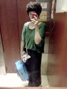「DRESS CODE（ドレスコード）のアイテム」を使った、mikaさん（レディース・169cm）の夏コーディネート