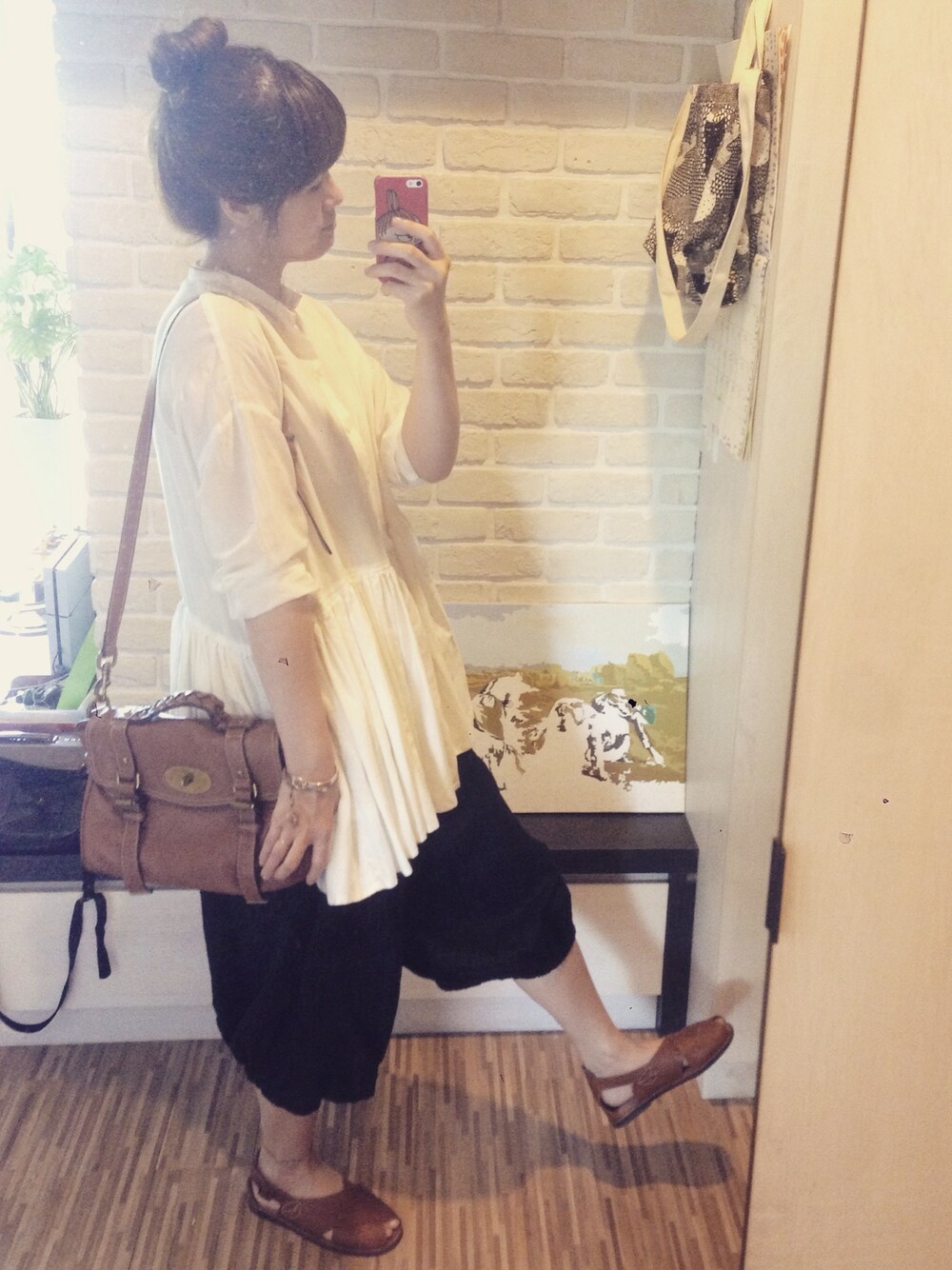 Veritecoeur Broad pullover ペプラム ブラウス トップス