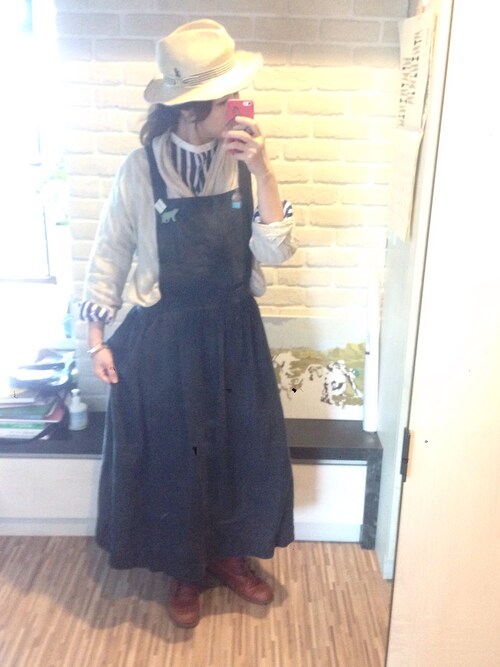 Mika Nest Robeのサロペット オーバーオールを使ったコーディネート Wear