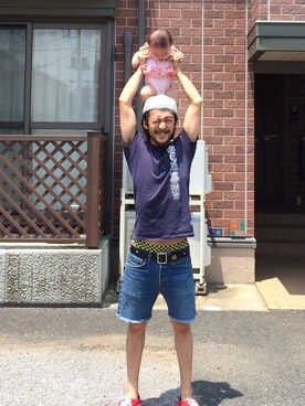 「S/DOUBLE （エスダブル）のアイテム（トップス）」を使った、まつたつさん（メンズ・171cm）の秋コーディネート