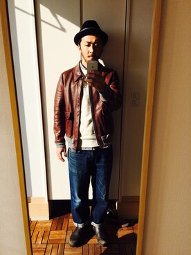 まつたつさん（メンズ・171cm）の秋コーディネート