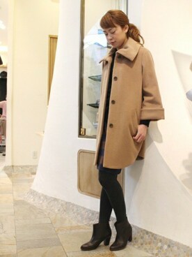 FRAMeWORK　nanaさん（レディース・161cm）の冬コーディネート