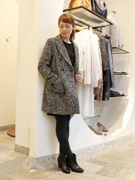 FRAMeWORK　nanaさん（レディース・161cm）の冬コーディネート