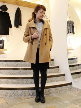 FRAMeWORK　nanaさん（レディース・161cm）の冬コーディネート