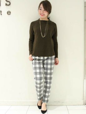 Yukikoさん（レディース・160cm）の冬コーディネート