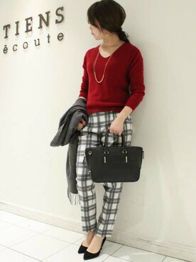 Yukikoさん（レディース・160cm）の冬コーディネート