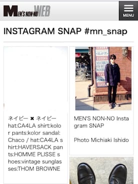 MICHIAKI ISHIDOさんのコーディネート