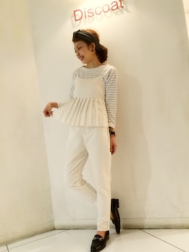 「Discoat」｜_a_n_c_o___さん（レディース・158cm）の冬コーディネート