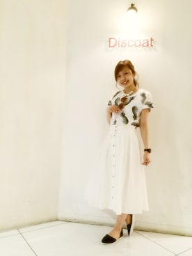「Discoat」｜_a_n_c_o___さん（レディース・158cm）の春コーディネート