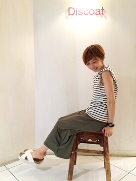 「Discoat」｜_a_n_c_o___さん（レディース・158cm）の夏コーディネート