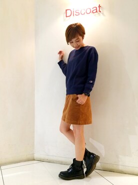 「Discoat」｜_a_n_c_o___さん（レディース・158cm）の秋コーディネート